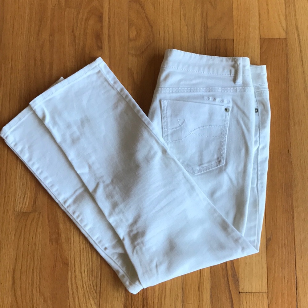 DKNY White Jeans
